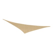Sonnensegel Beige 3 x 3 x 3 m LED Leicht Außenbereich Solar Markise