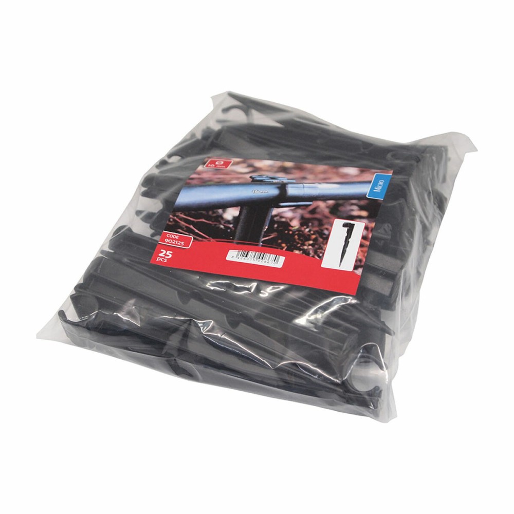 Stütze für Bewässerungsrohr Aqua Control 902125 Schwarz
