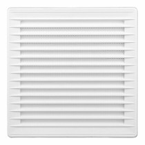 Ventilation grille EDM 87724 White 17 x 17 x 1,15 cm Mosquito net