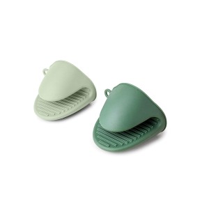 Backofenhandschuh Ibili grün Silikon 8,5 cm (2 Stück)