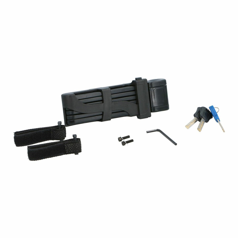 Key padlock Dunlop Steel Rectangular Foldable