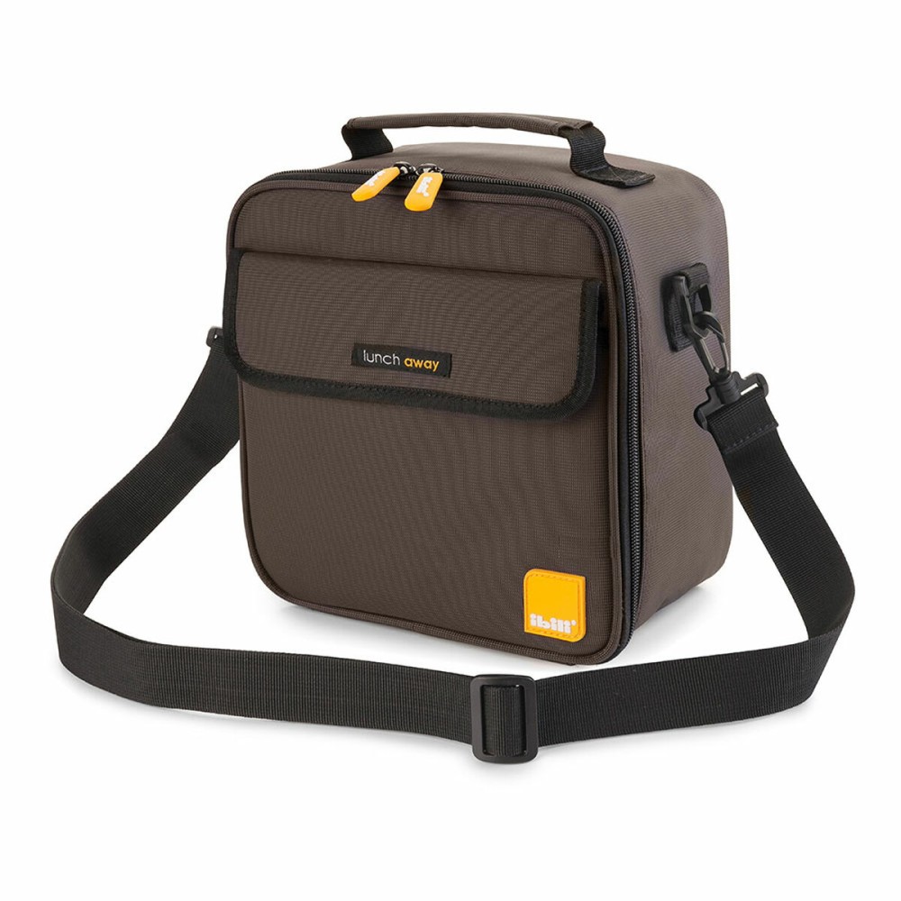 Sac à goûter avec accessoires Ibili 753455 Marron Polyester 21 x 12 x 22 cm