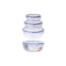 Lunchbox-Set Excellent Houseware 024000670 Kunststoff kreisförmig 400 ml 800 ml 1,4 L 3 Stück