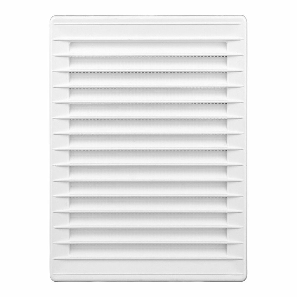 Ventilation grille EDM 87733 White 13,7 x 20,7 cm Mosquito net