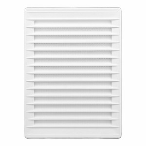 Ventilation grille EDM 87733 White 13,7 x 20,7 cm Mosquito net