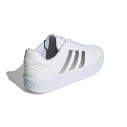 Women's casual trainers Adidas Court Platform White