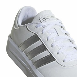 Baskets Casual pour Femme Adidas Court Platform Blanc