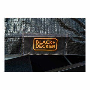 Housse pour remorque Black & Decker Noir 1,6 x 2,5 m