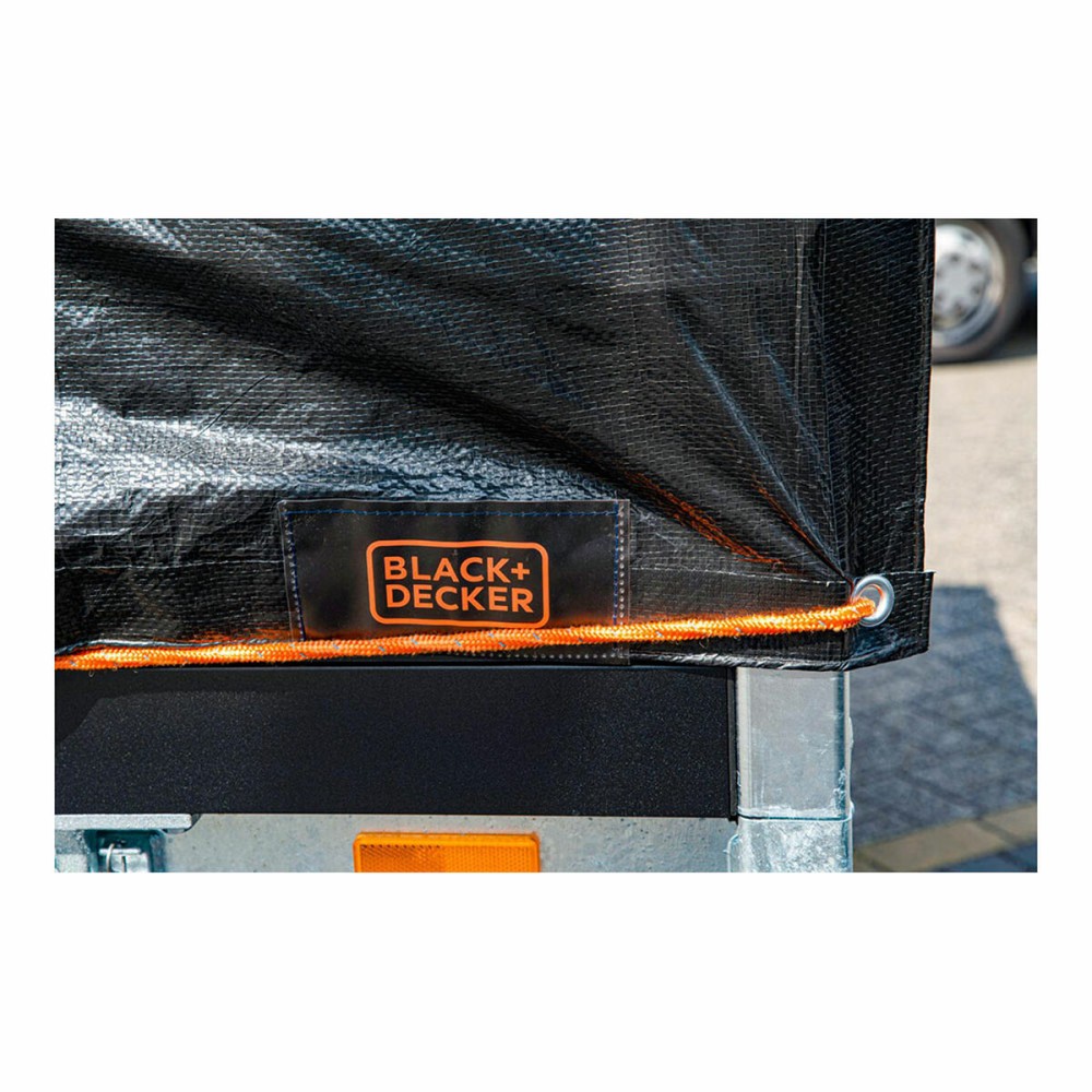 Housse pour remorque Black & Decker Noir 1,6 x 2,5 m