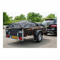 Housse pour remorque Black & Decker Noir 1,6 x 2,5 m