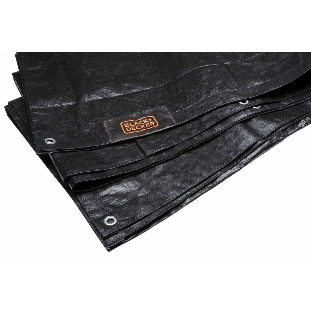 Anhängerabdeckung Black & Decker Schwarz 3 x 4 m