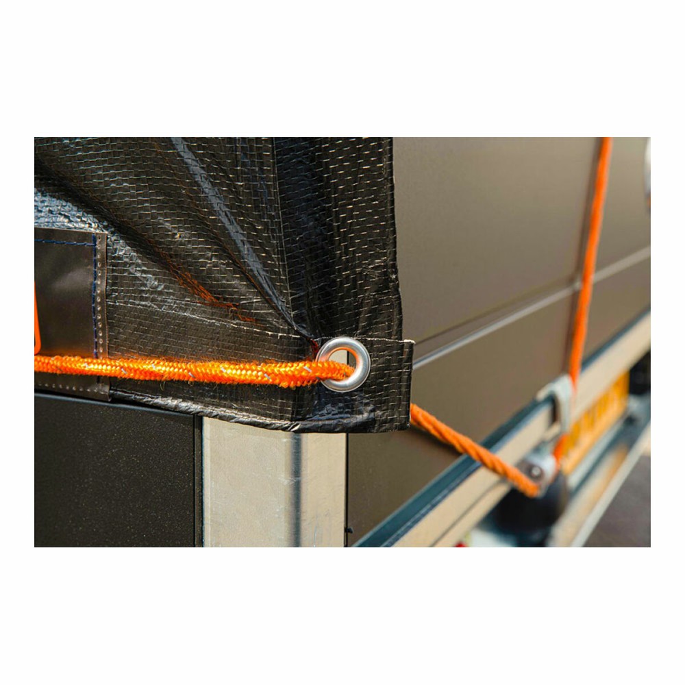 Housse pour remorque Black & Decker Noir 3 x 4 m