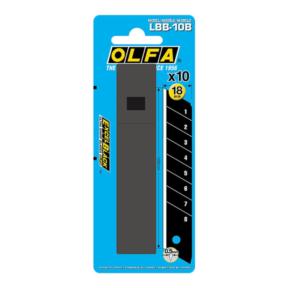 Knife Blade Olfa lbb-10b 18 mm chunkable 10 Units