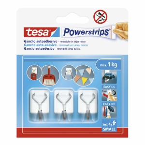 Haken zum Aufhängen TESA Powerstrips S Selbstklebend