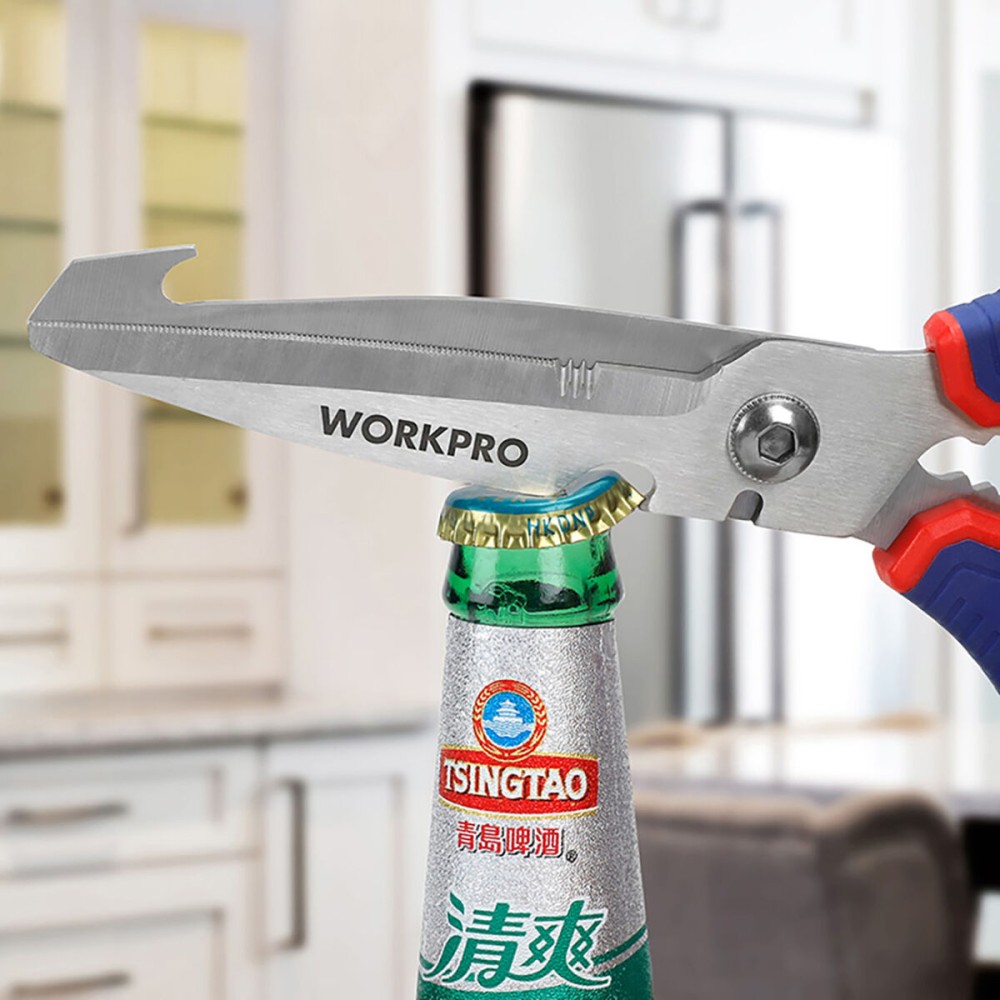 Kräuterschere Workpro Edelstahl 25 cm