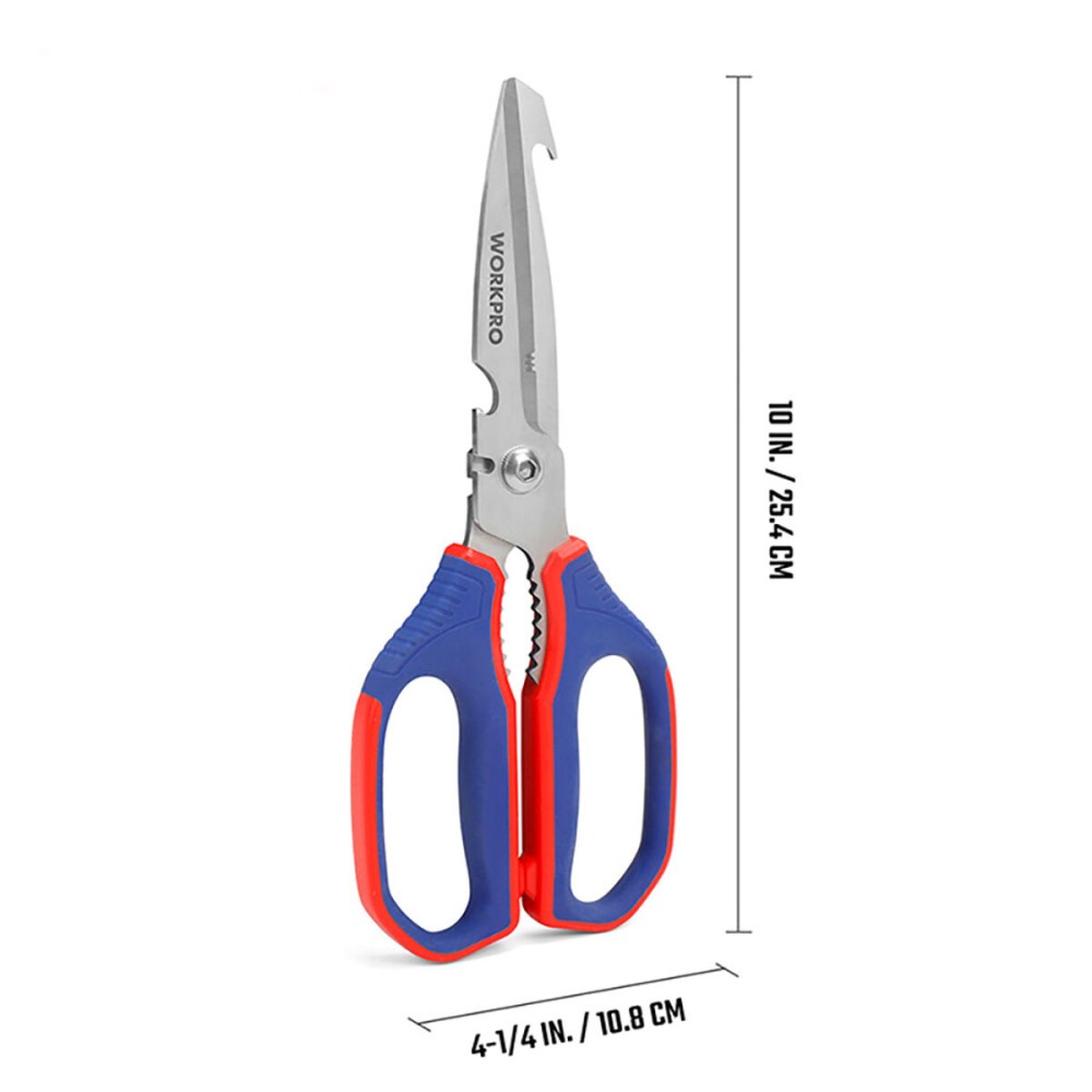 Kräuterschere Workpro Edelstahl 25 cm