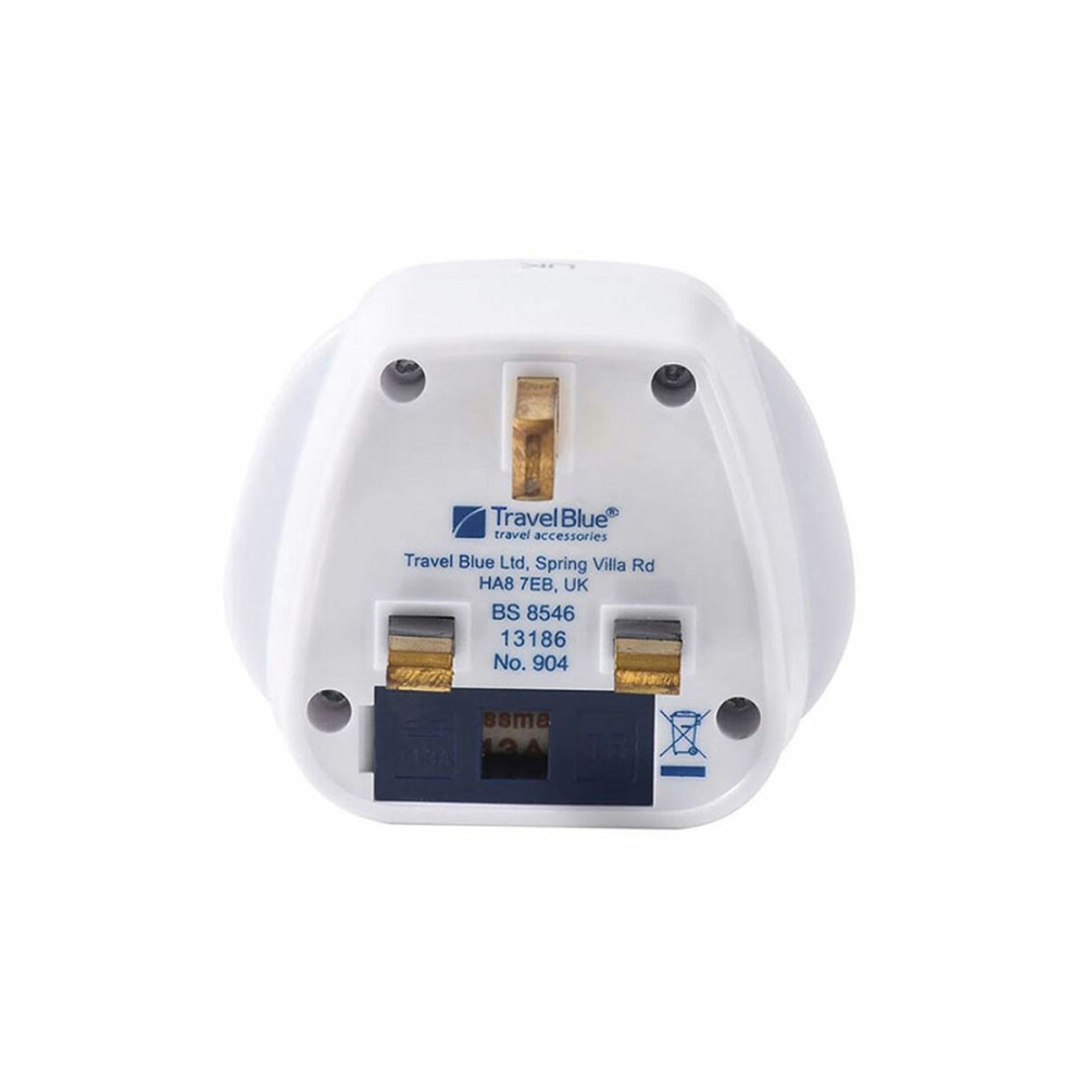 Universal Travel Power Adapter Travel Blue TB-904 United Kingdom