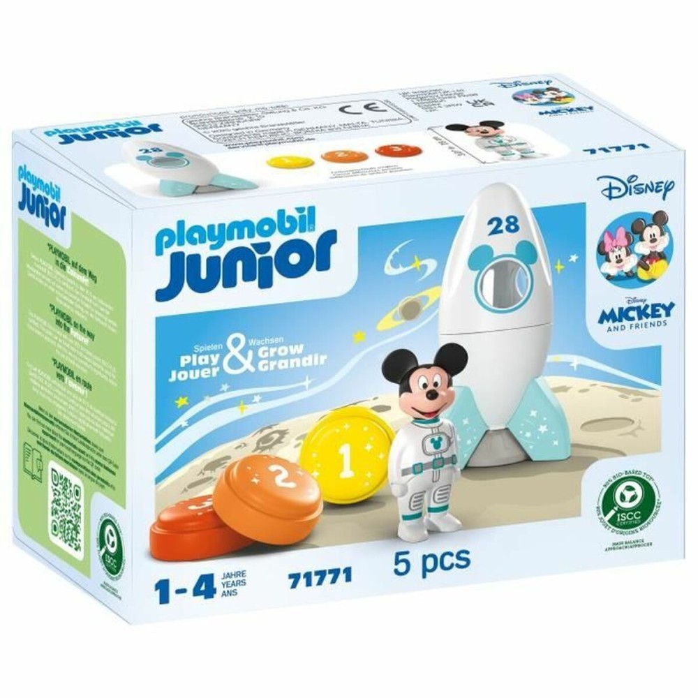 Playset Playmobil Junior 71771 Mickey astronaut Disney 5 Stücke