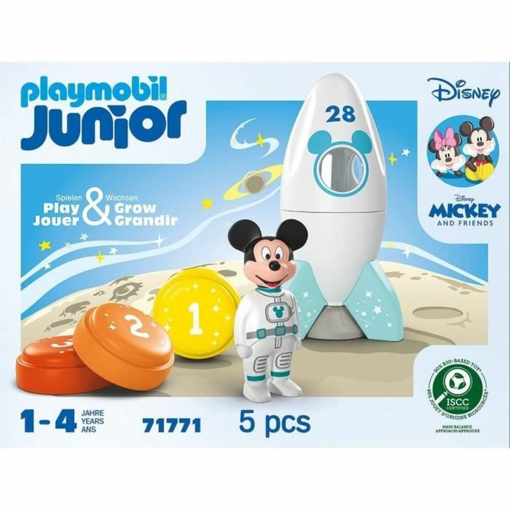 Playset Playmobil Junior 71771 Mickey astronaut Disney 5 Stücke