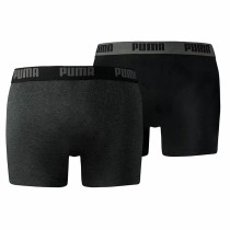 Pack of Underpants Puma Basic Grey Boxer 2 Pieces