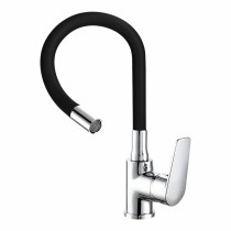 Mitigeur EDM 01155 Baiona Noir Laiton Zinc Flexible Cuisine