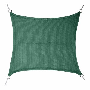 Sonnensegel Faura grün 3,6 x 3,6 m karriert