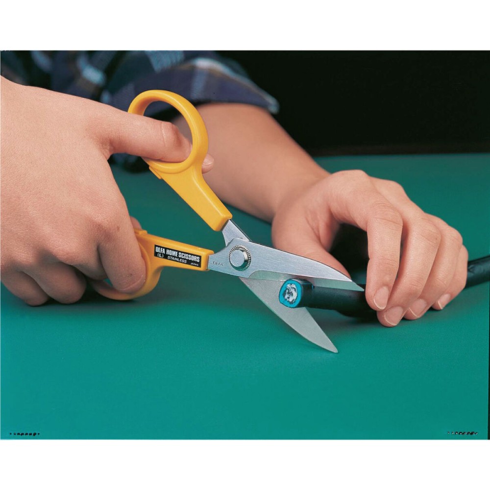 Scissors Olfa scs-2 17 cm Stainless steel Yellow