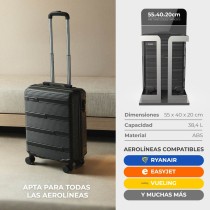 Cabin suitcase Numada Black 55 x 20 x 40 cm