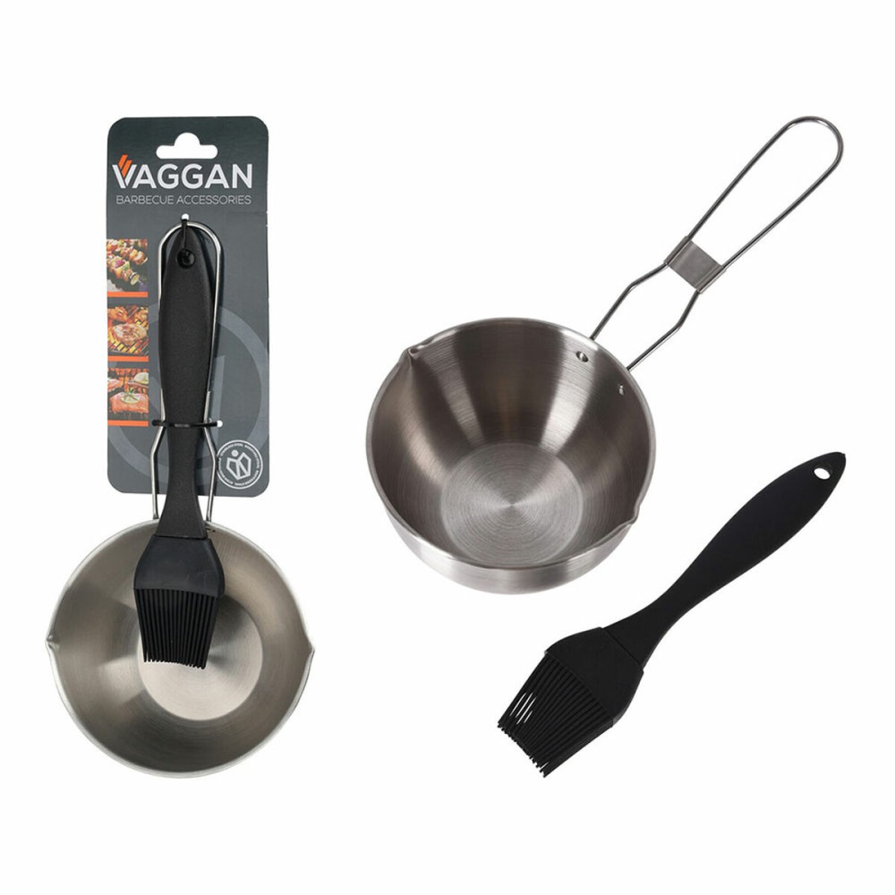 Ustensiles pour barbecues Lifetime Acier inoxydable Pinceau en silicone pour barbecue