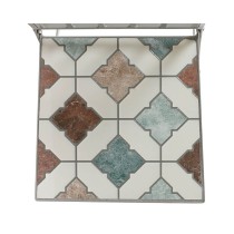 Folding Chair Lifetime Bistró 38 x 50 x 89 cm Brown Mosaic