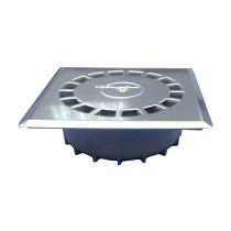 Drain Tecnoagua T-88 I PVC Stainless steel 11,7 x 11,7 x 4,4 cm Ø 4 cm Vertical