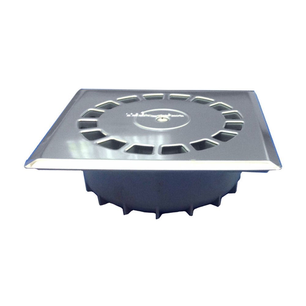 Drain Tecnoagua T-88 I PVC Stainless steel 11,7 x 11,7 x 4,4 cm Ø 4 cm Vertical