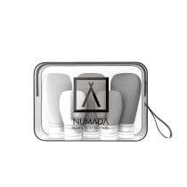 Nécessaire de Voyage Numada Transparent PVC Silicone 20 x 6,5 x 13,5 cm