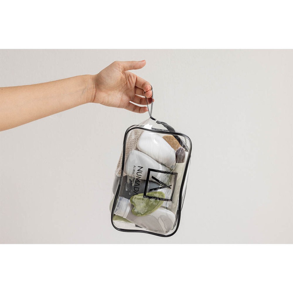 Reise-Toilettentasche Numada Durchsichtig PVC Silikon 20 x 6,5 x 13,5 cm