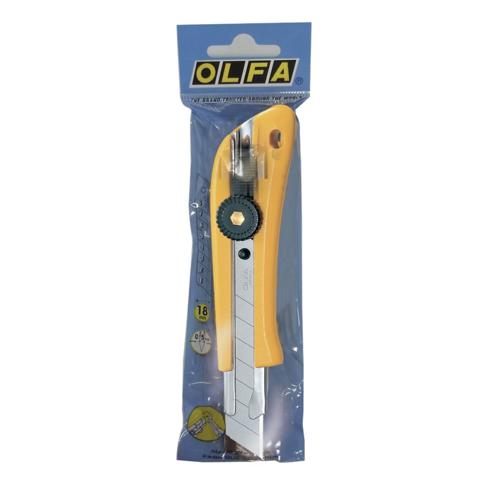 Cutter Olfa bnl-bt/40 Yellow 18 mm Plastic