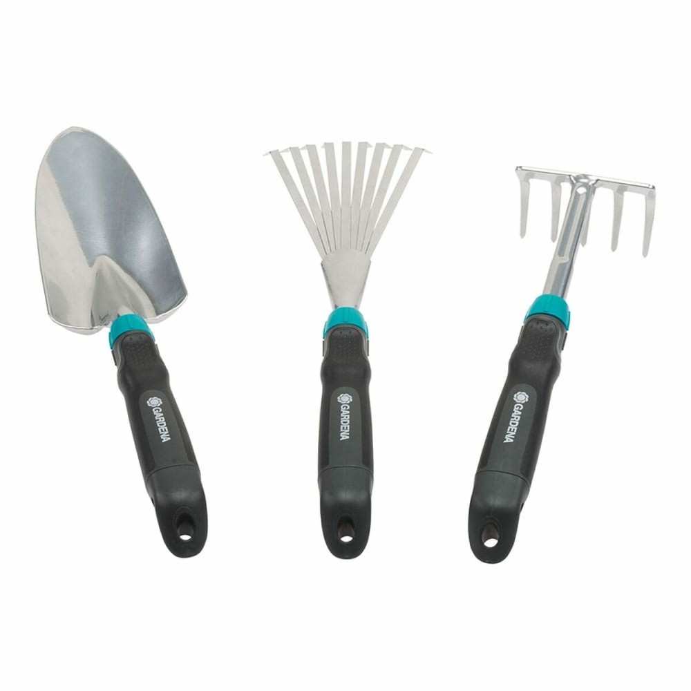Kit d'outils de jardin Gardena Bleu/Noir Acier (3 Unités)