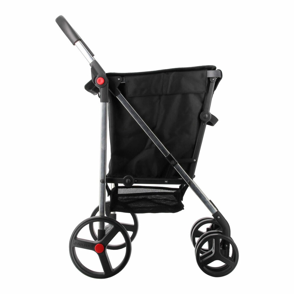 Shopping cart Rolser basket mf 4b Black 50 L