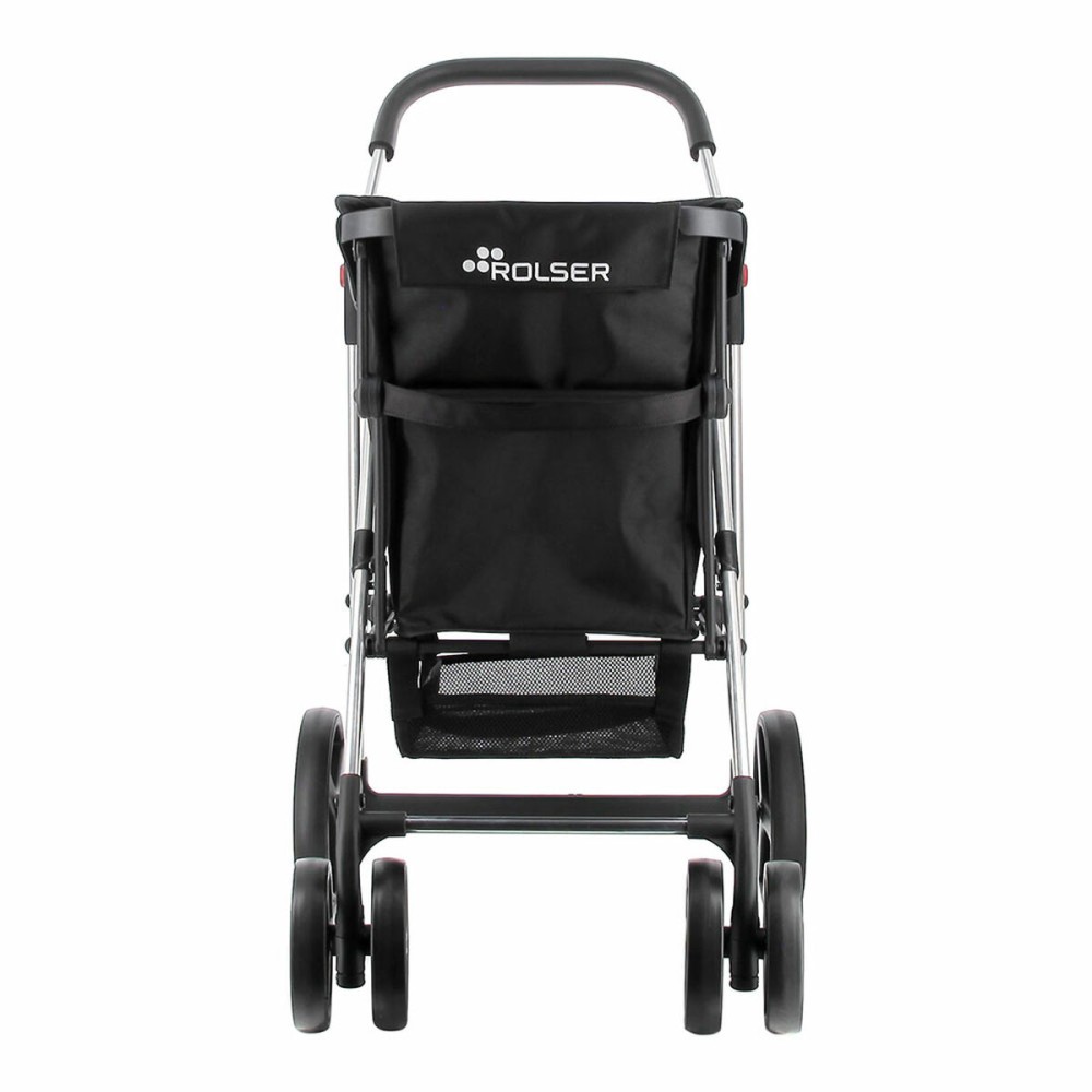 Shopping cart Rolser basket mf 4b Black 50 L