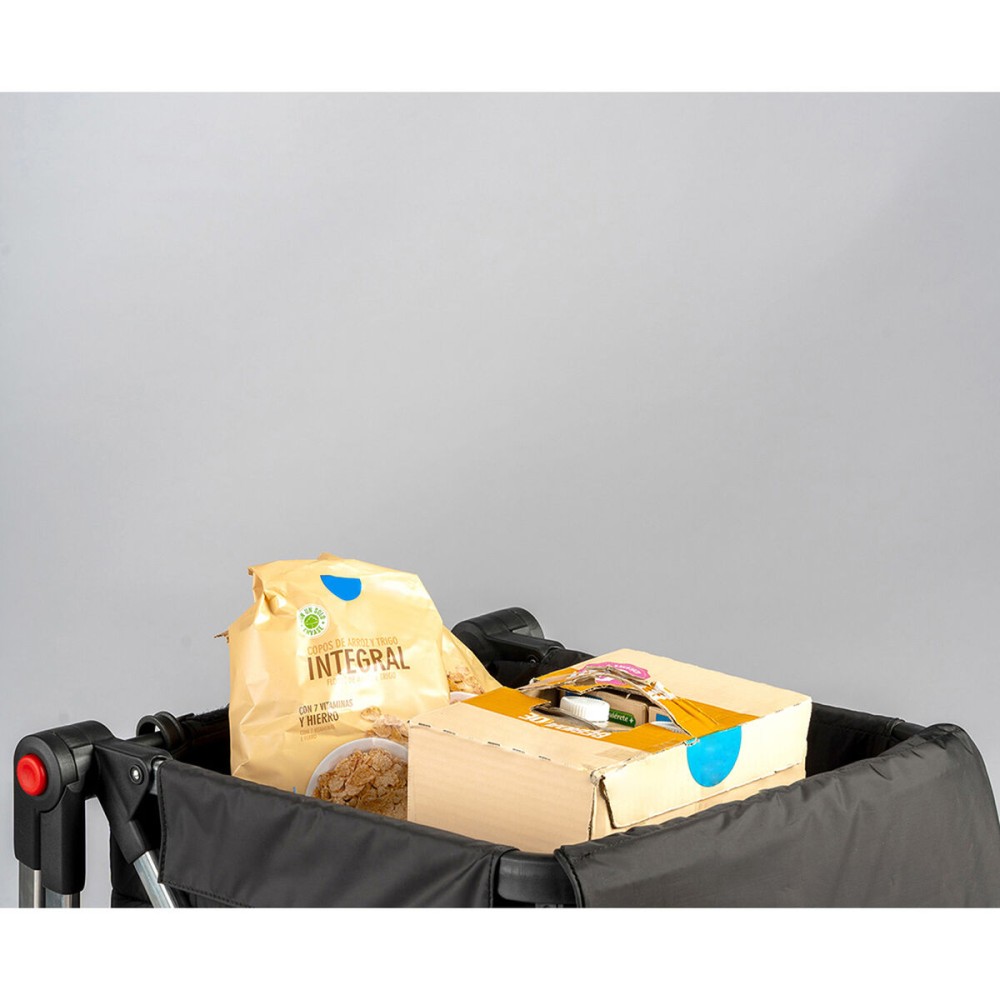 Shopping cart Rolser basket mf 4b Black 50 L