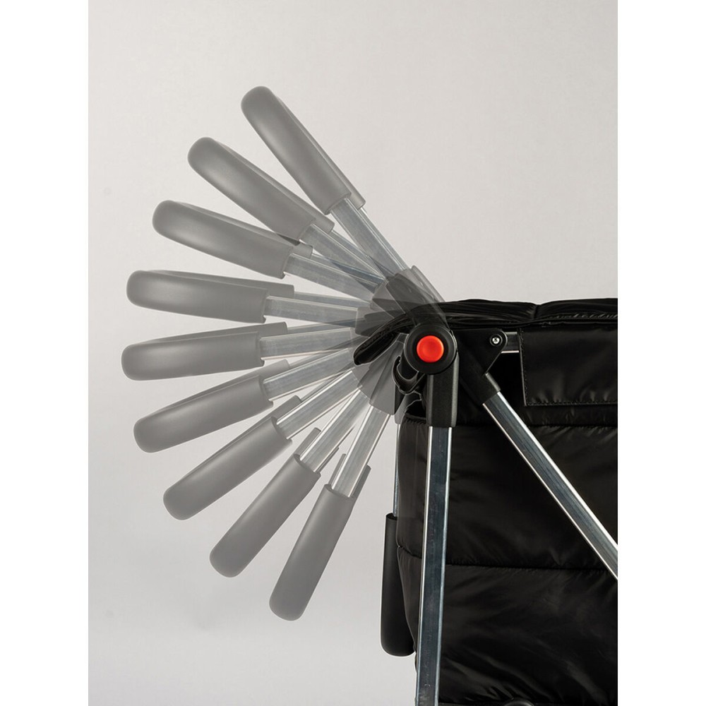 Shopping cart Rolser basket mf 4b Black 50 L