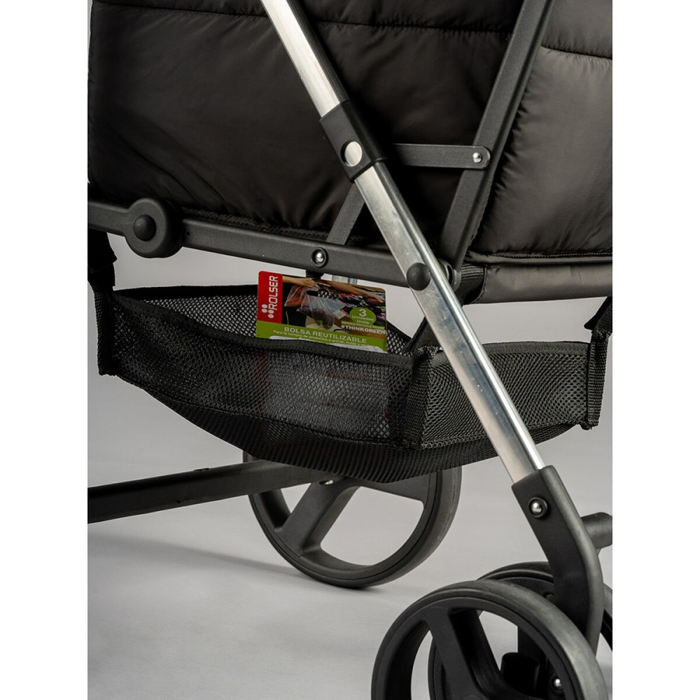 Shopping cart Rolser basket mf 4b Black 50 L