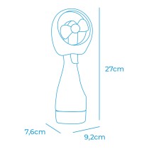 Mini Portable Fan EDM 33979 Atomiser Bottle