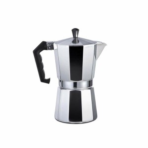 Italienische Kaffeemaschine EDM Aluminium 9 Tassen