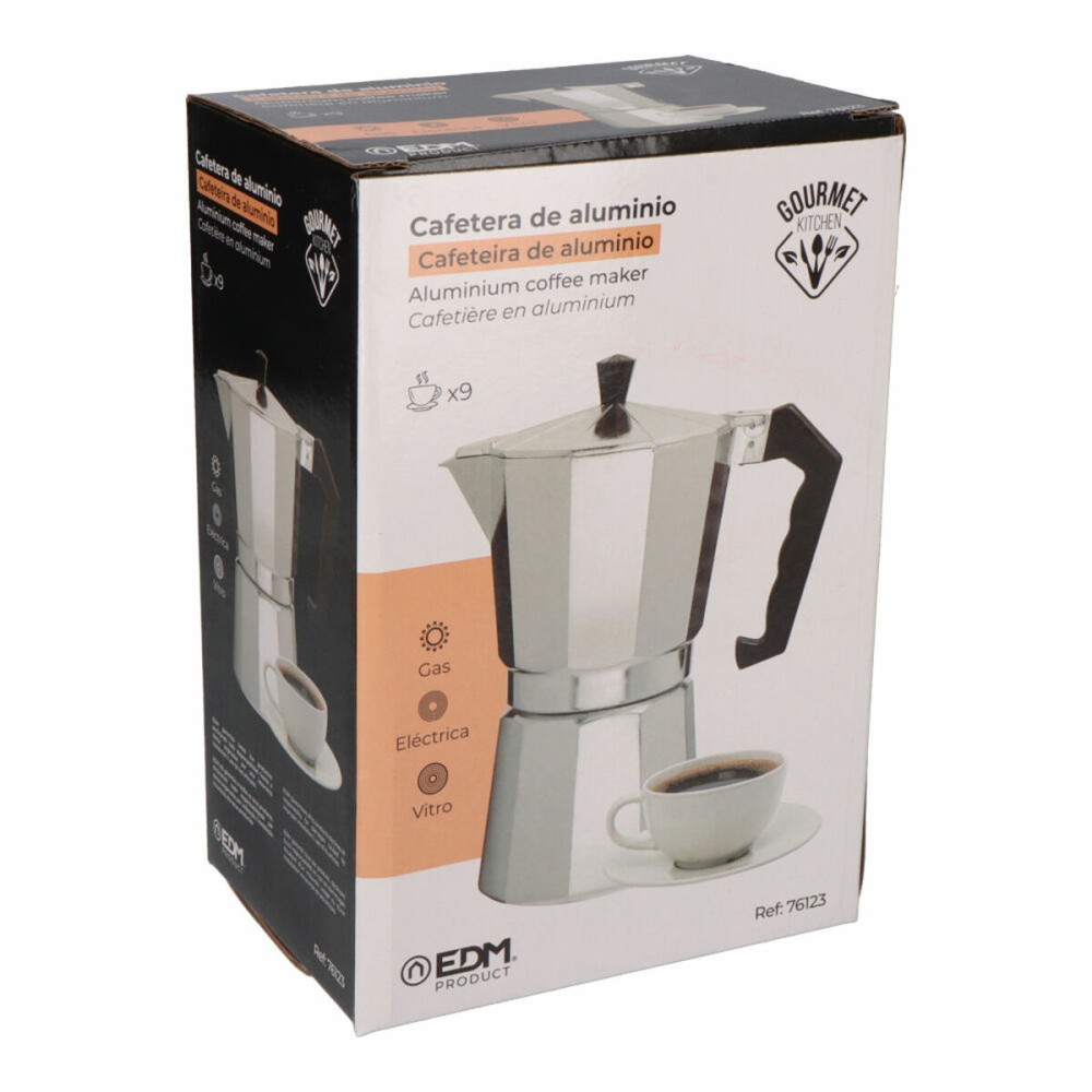 Italian Coffee Pot EDM Aluminium 9 Cups