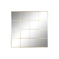 Wandspiegel Home ESPRIT Gold Fenster 122 x 1 x 122 cm