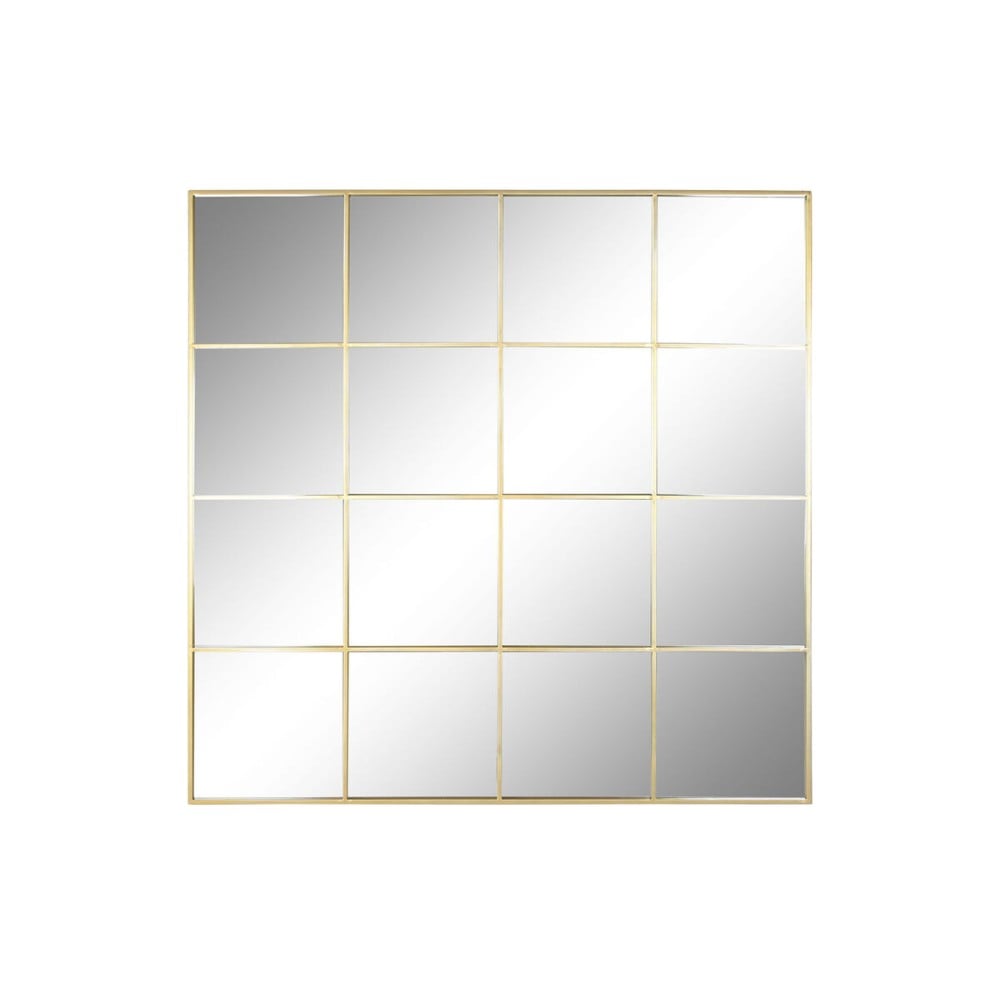 Wandspiegel Home ESPRIT Gold Fenster 122 x 1 x 122 cm