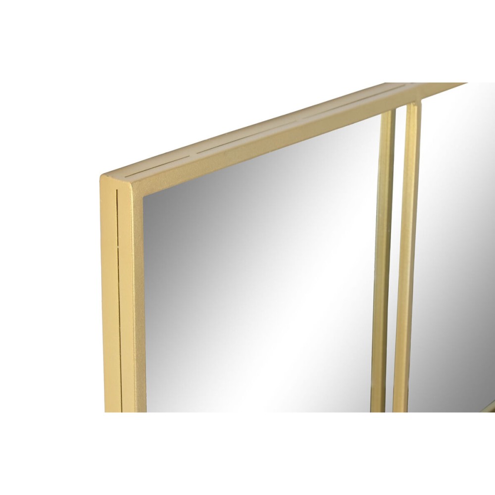 Wandspiegel Home ESPRIT Gold Fenster 122 x 1 x 122 cm