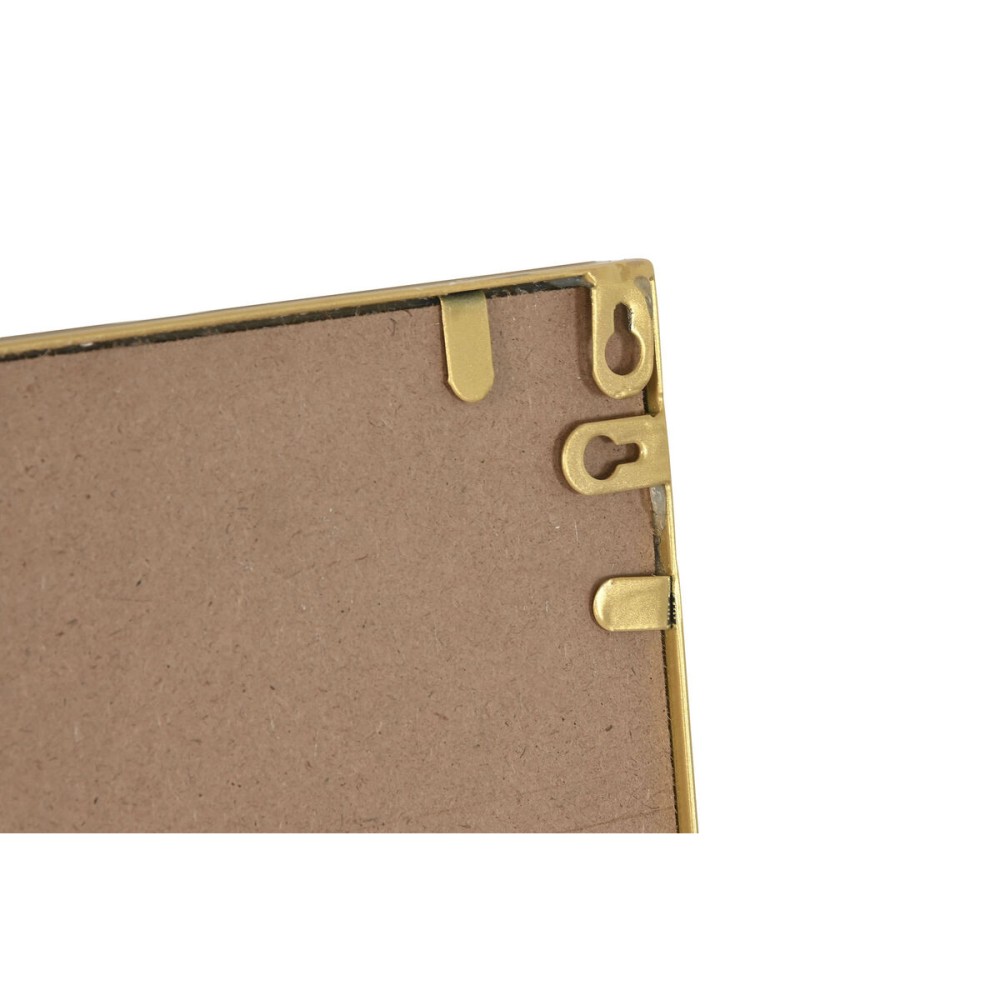 Wandspiegel Home ESPRIT Gold Fenster 122 x 1 x 122 cm