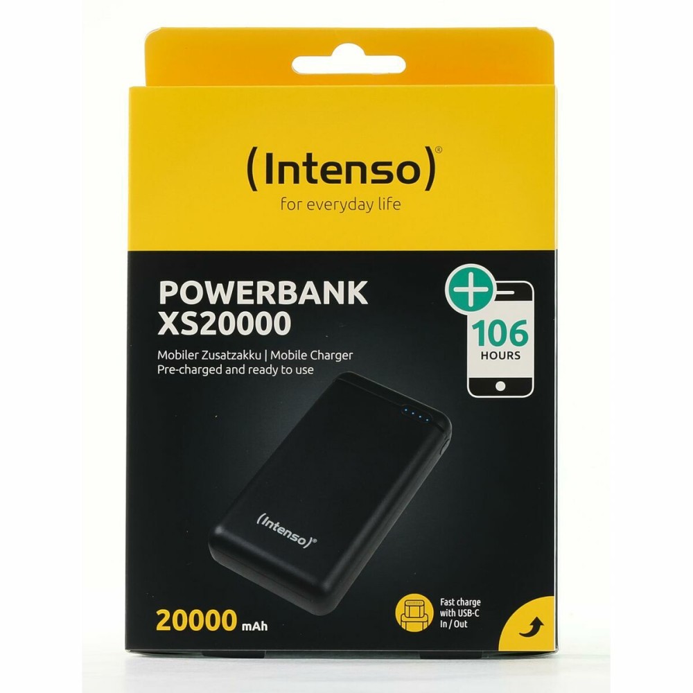 Powerbank INTENSO Schwarz 20000 mAh