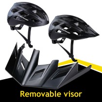 Adult's Cycling Helmet Dunlop M Black LED Light